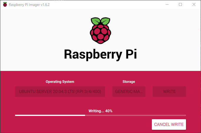 树莓派安装界面安装ubuntu