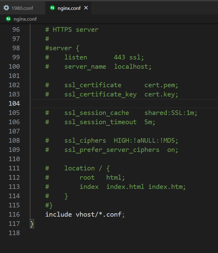 NGINX 文件配置